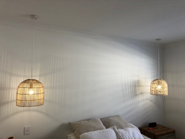 pendant lights in bedroom
