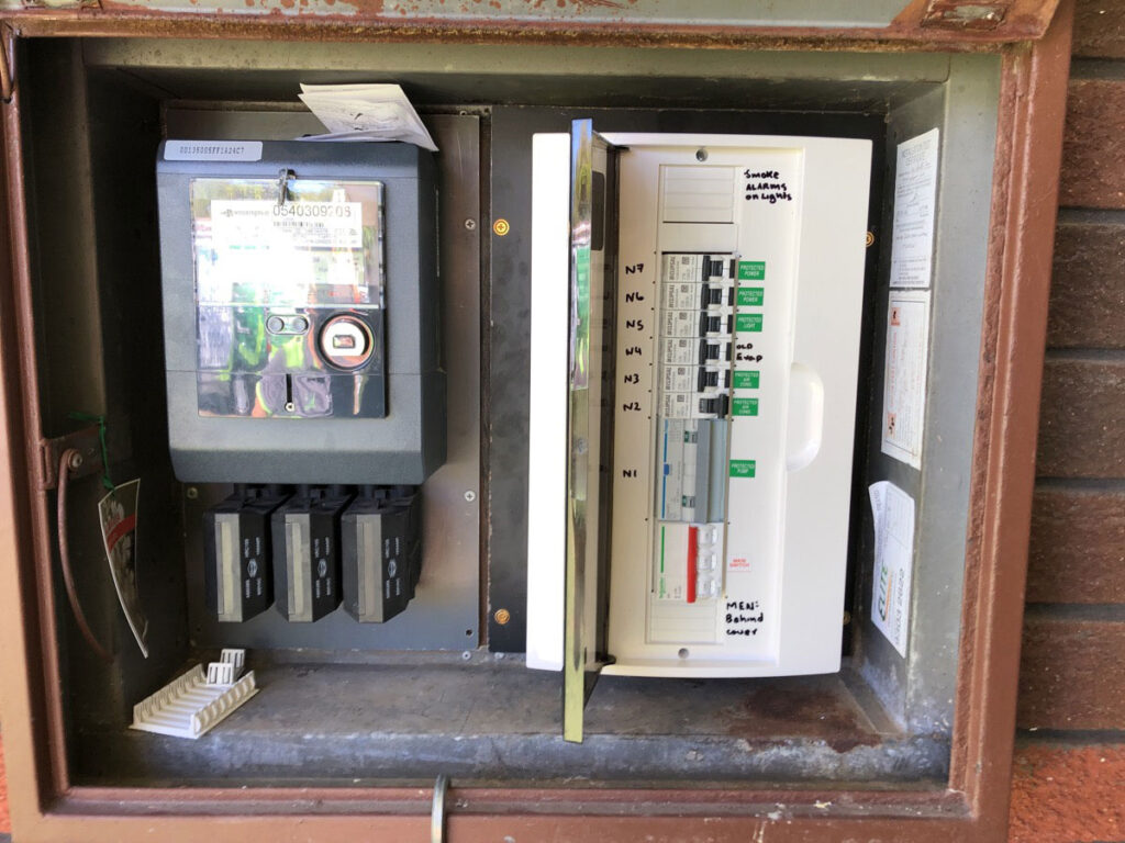 replaced switchboard in home