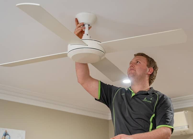 We offer ceiling fan installation services